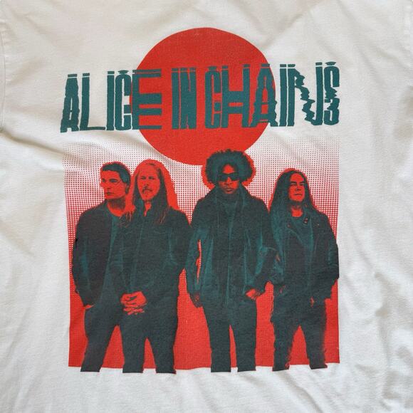 Alice In Chains 2022 Concert T Shirt Large American Tour Tee Rock Band Merch SEE - Picture 2 of 13